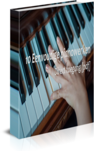 10 eenvoudige pianowerken - bladmuziek