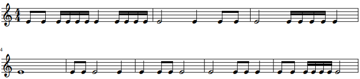 Ritme dictee 3 - ritme oefenen