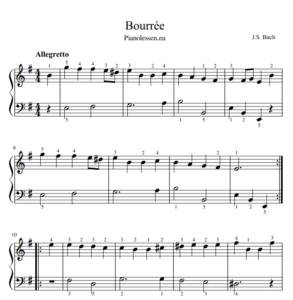 PIANOWERKEN Bach PDF sheet