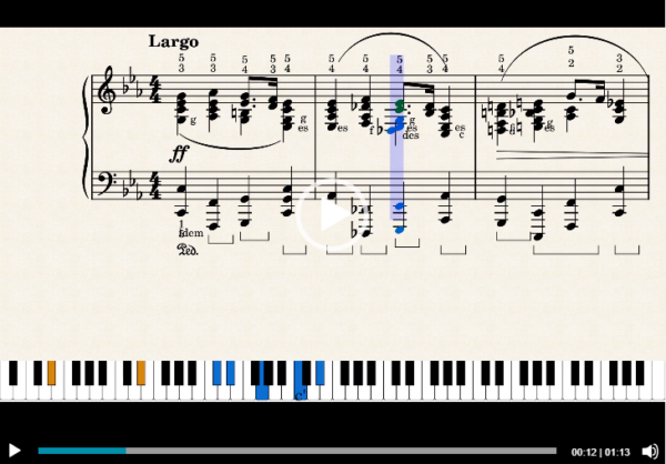 Chopin Prelude 20 VIDEO les