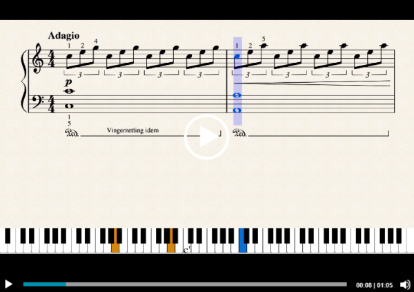 Lack 13 VIDEO pianoles