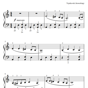 Marche Slave Music sheet PDF