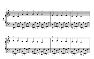 Mozart Kortjakje variatie PDF