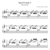 Bach Prelude C music sheet
