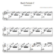 Bach Prelude C music sheet