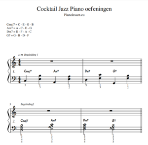Cocktail Jazz akkoordenschema PDF