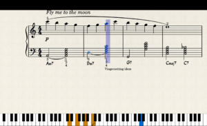 Fly me to the moon PDF Video pianoles