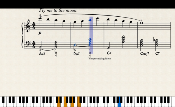 Fly me to the moon PDF Video pianoles