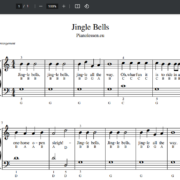 Jingle Bells PDF met letters PDF