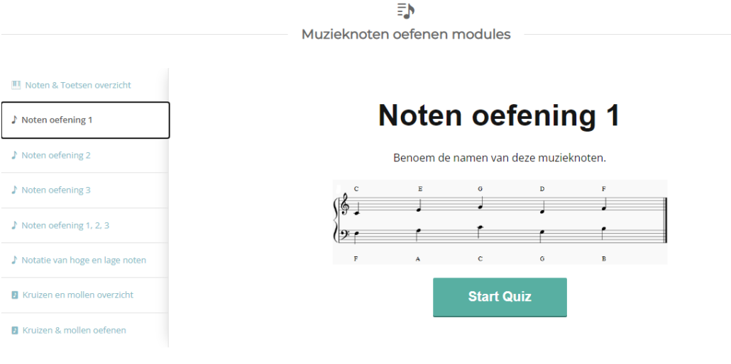 Noten Leren Lezen – Piano Cursus | Pianolessen.eu