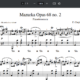 Chopin Mazurka Opus 68 no 2 music sheet