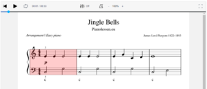 Jingle Bells piano MEESPEELTRACK
