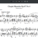 Chopin Mazurka opus 67 no 4 Pdf musicsheet