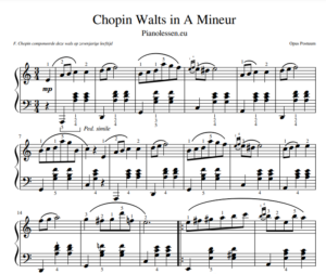 Chopin Wals a mineur Pdf