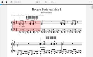 Boogie Basic training 1 Meespeeltrack