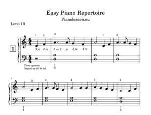 Easy repertoire PDF