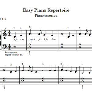 Easy repertoire PDF