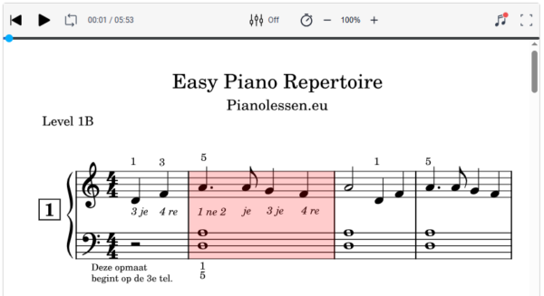 Easy repertoire PDF 10 pianowerken MEESPEELTRACK