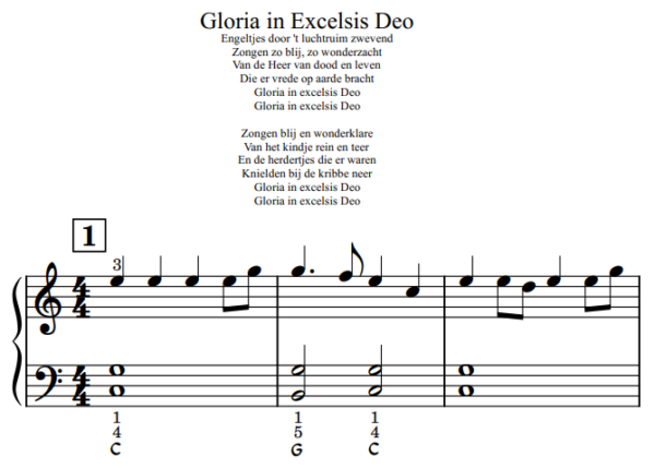 Gloria in Excelsis Deo pdf piano