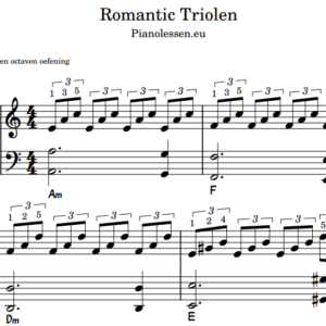 Romantic triolen piano PDF