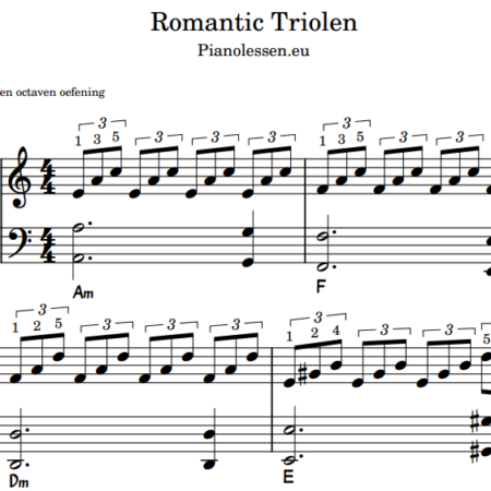 Romantic triolen piano PDF