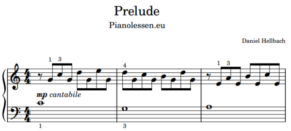 Hellbach prelude PDF