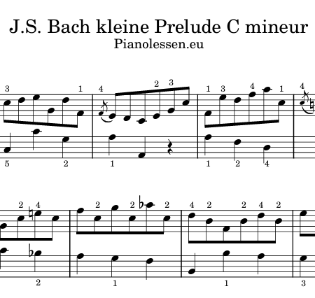 Bach prelude bwv 934 PDF